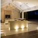 Vaulted ceiling in luxury kitchen