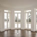 Curved bay window